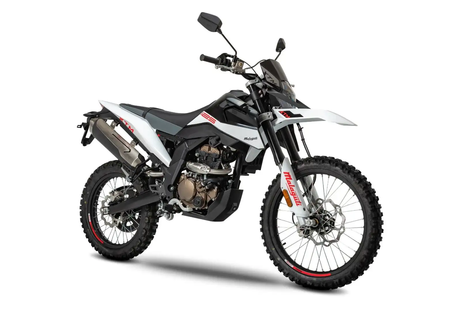 Malaguti XTM 125 ABS Enduro White - 1