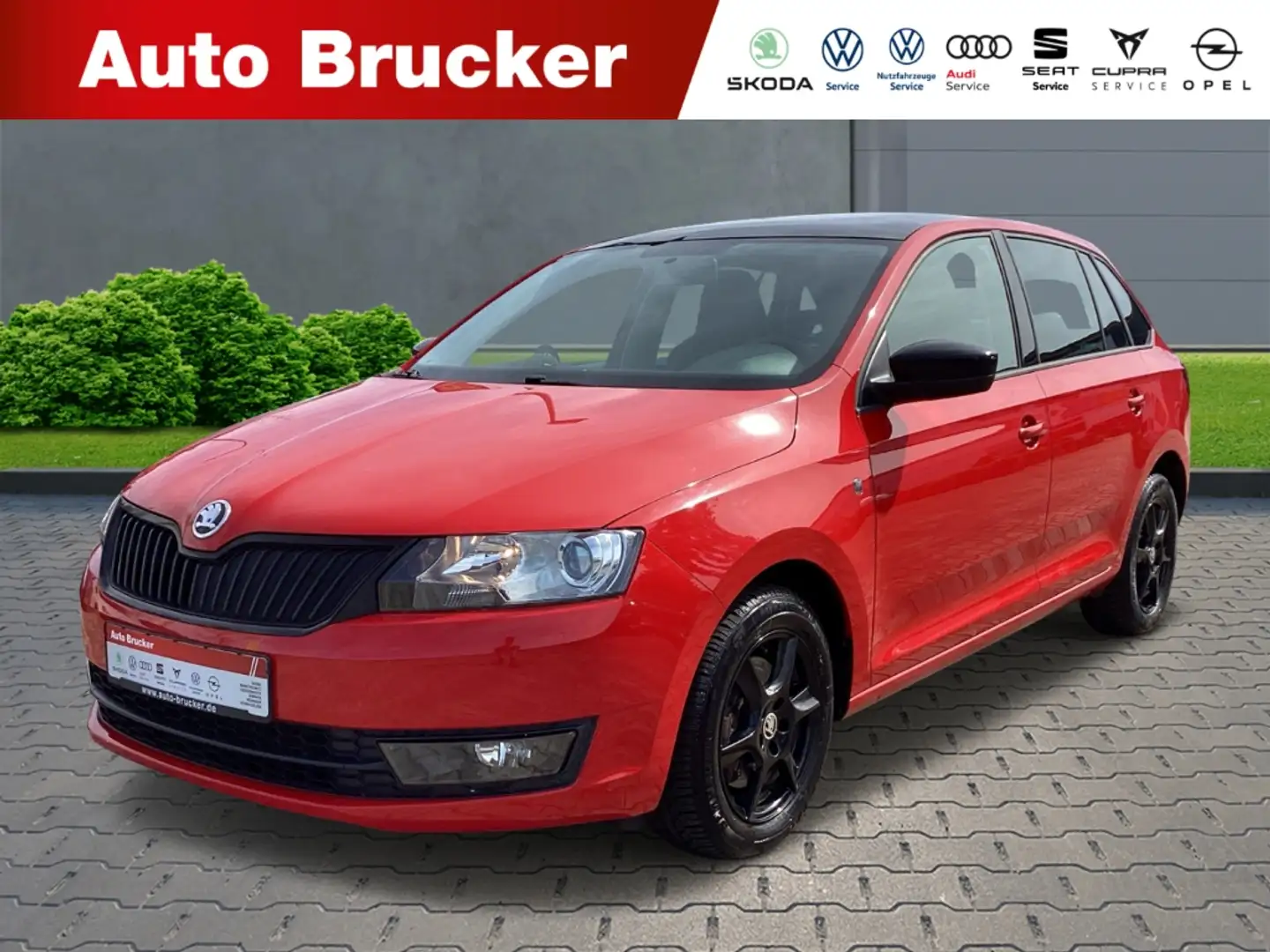 Skoda Rapid/Spaceback Spaceback Style Plus 1.2 TSI+Alufelgen+Klimaautoma crvena - 1