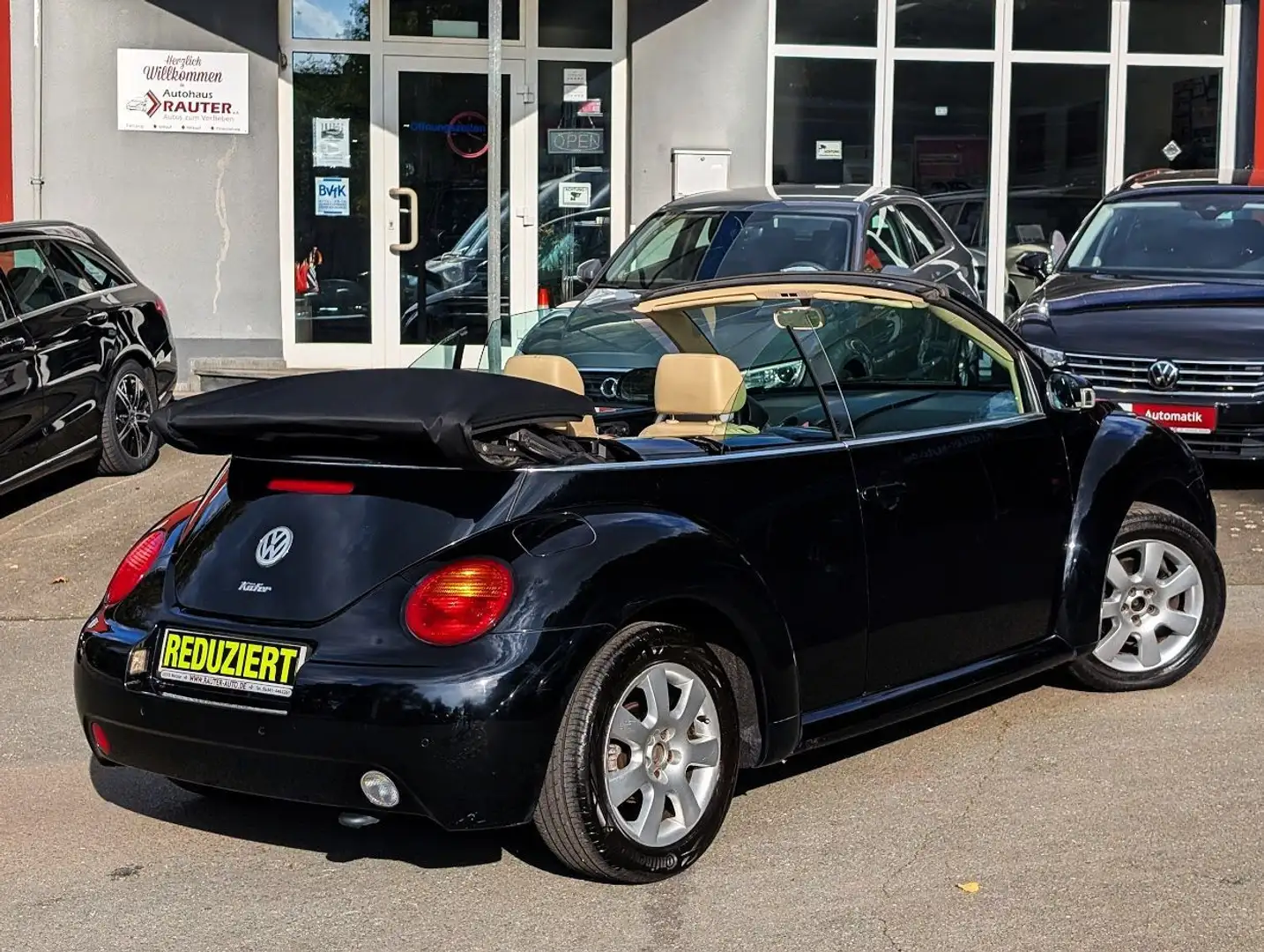 Volkswagen New Beetle Cabriolet 2.0 Leder 3 Monate TÜV! 3Hd Schwarz - 2
