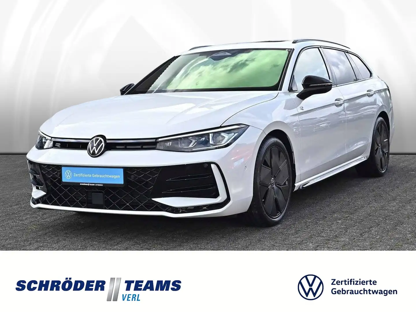 Volkswagen Passat 2.0 TDI DSG R-Line Black Style Weiß - 1
