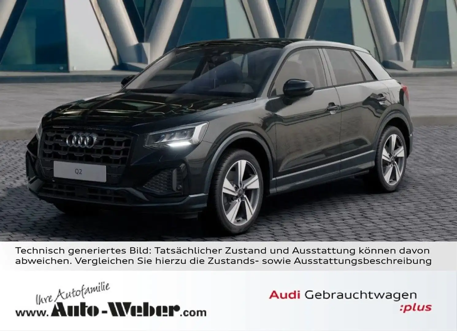 Audi Q2 40TFSI qu S-tronic NAV+ ACC KAMERA PARKEN VC Schwarz - 1