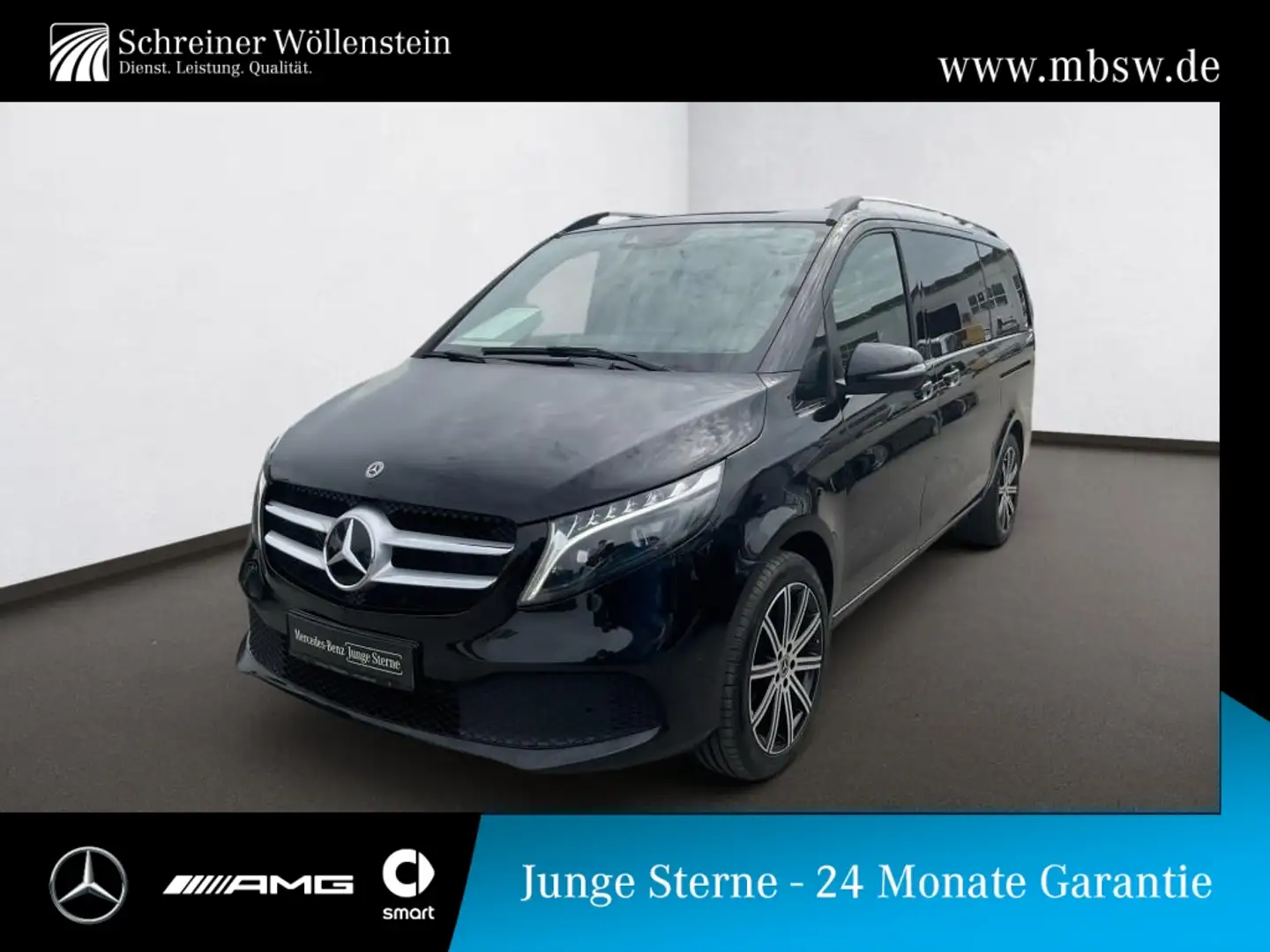 Mercedes-Benz V 300 4M EDITION Lang Distr*LED*Kamera*Burm*Navi Schwarz - 1