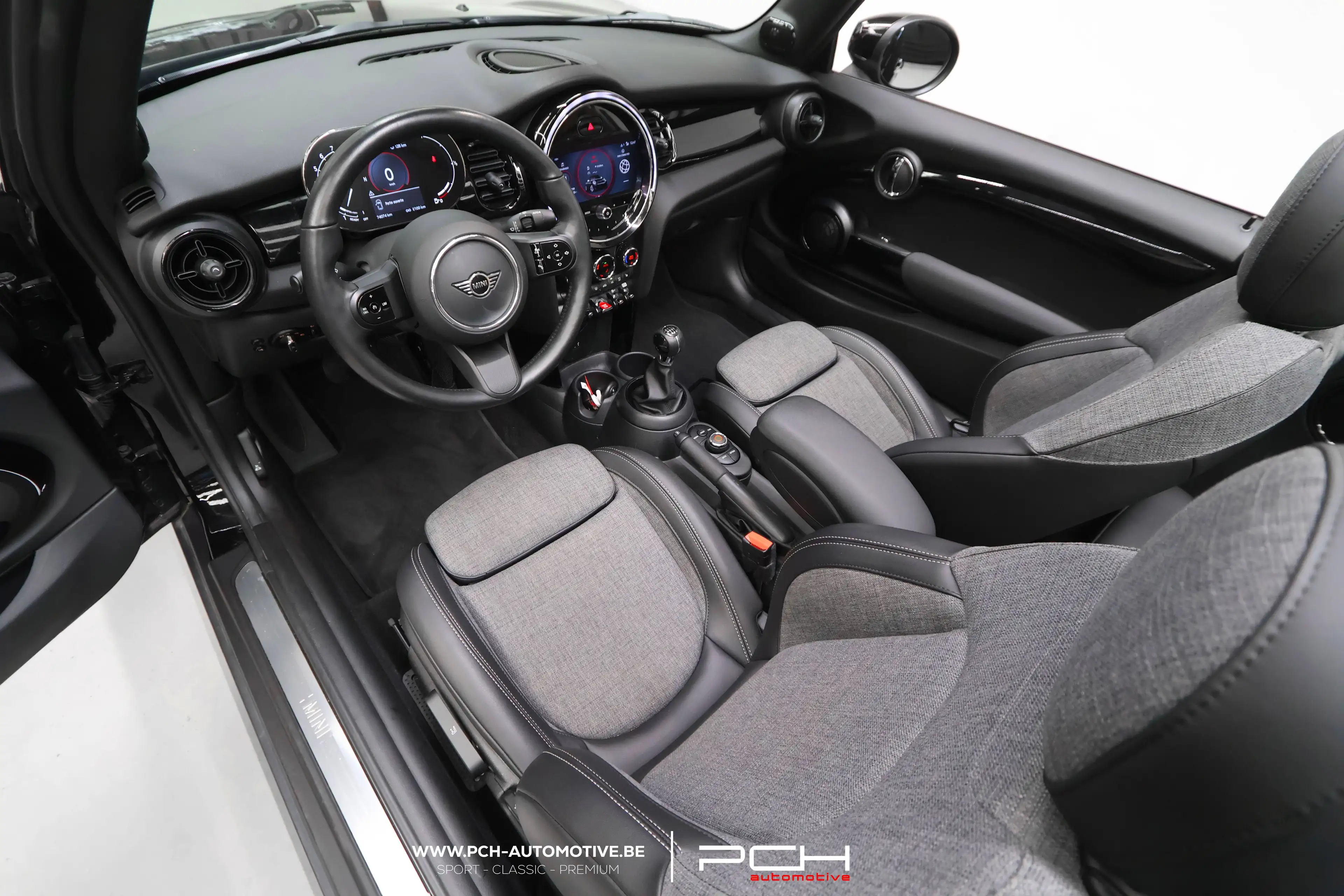 MINI Cooper Cabrio 1.5 LED / CUIR-TISSU / SIEGES CHAUFFANTS / KEY-LESS / HARMAN/KARDON / APPLE CARPLAY — photo 7