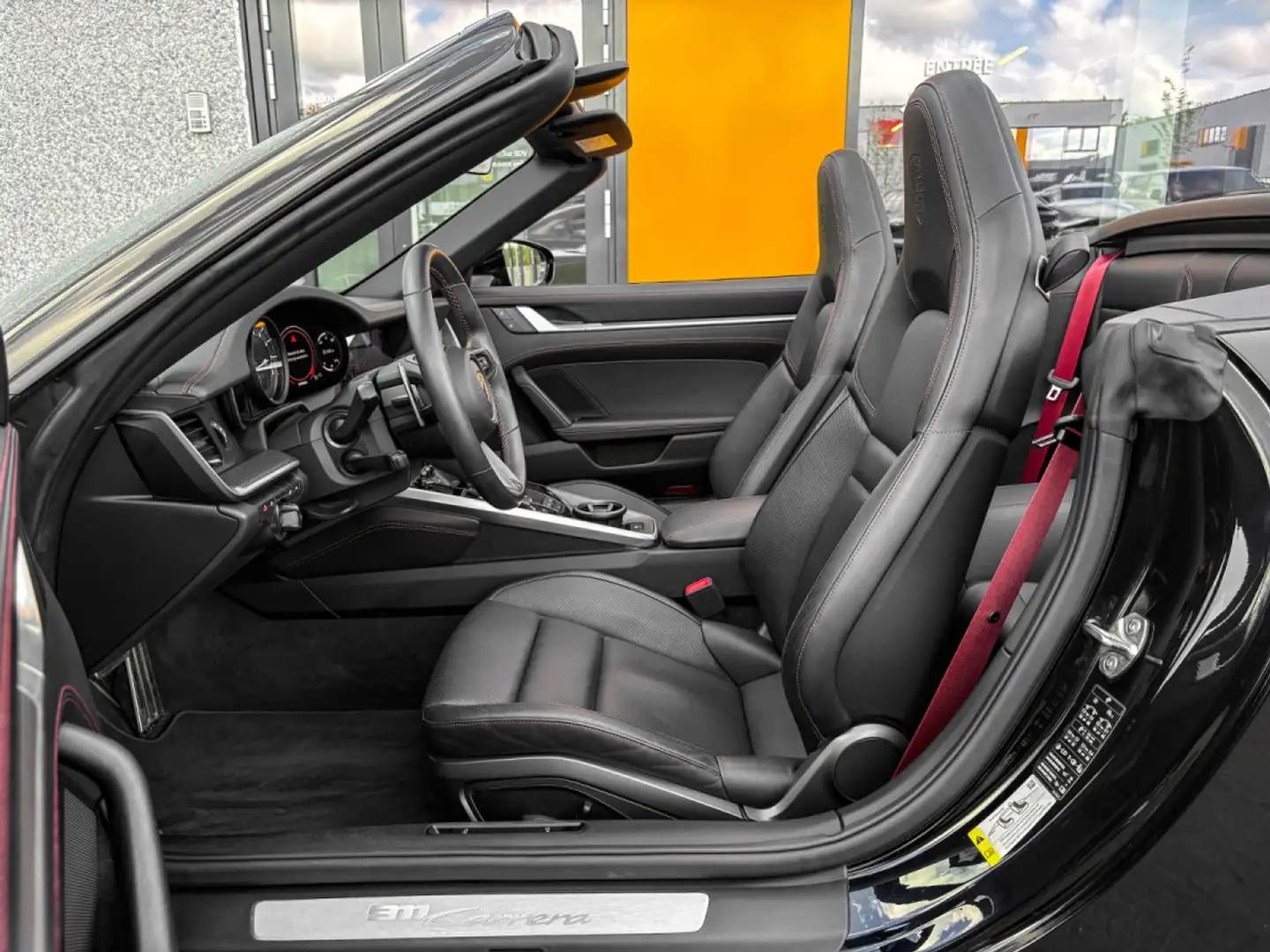 Porsche 911 992 CARRERA CABRIOLET/LIFT/CHRONO/CARBON/VENTILED Bleu - 2