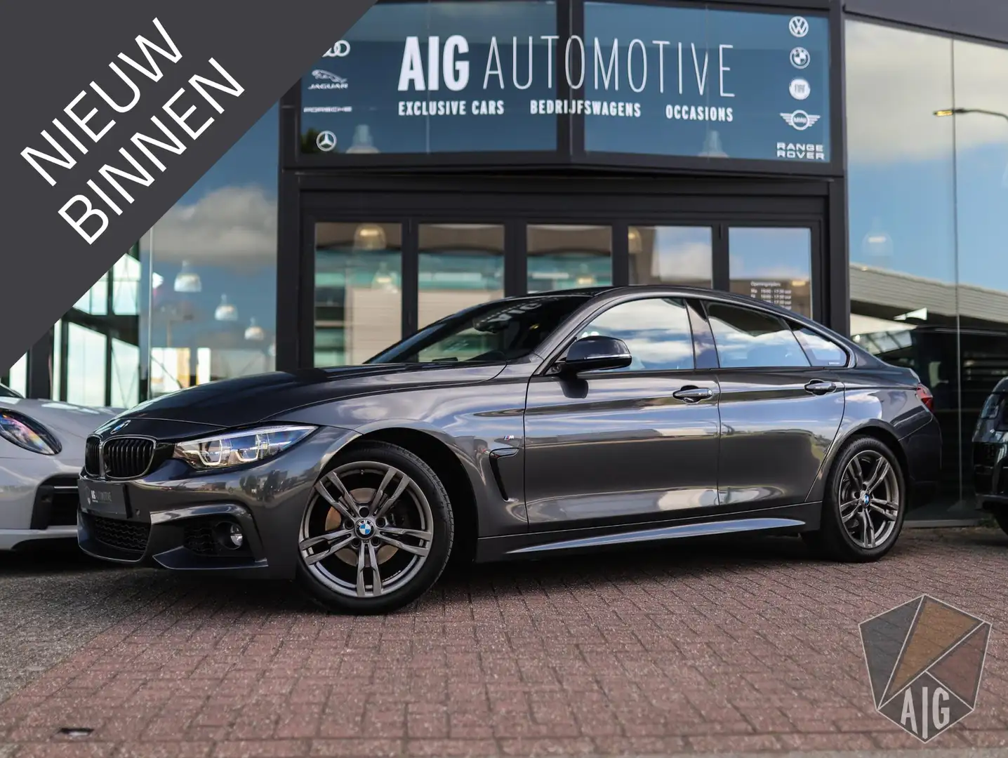 BMW 418 4-serie Gran Coupé 418i High Executive Edition | M Gris - 1