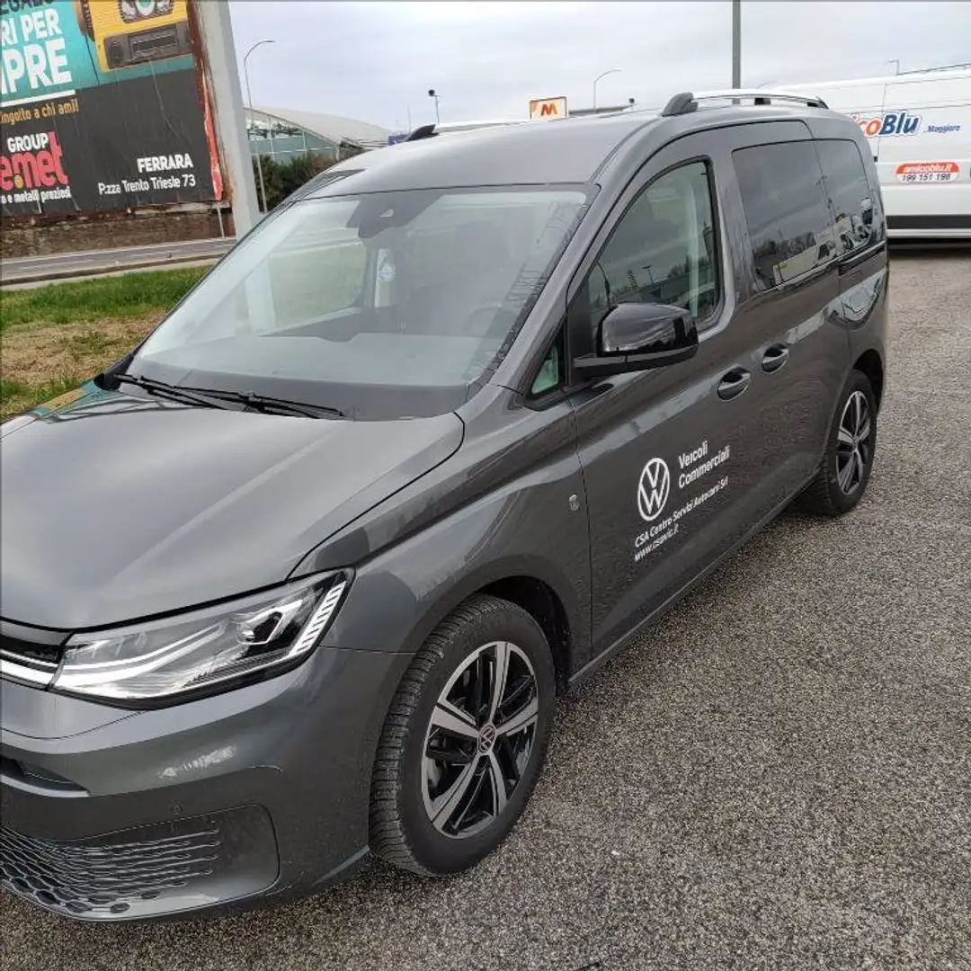 Volkswagen Caddy 2.0 tdi scr 122cv Life dsg7 Gris - 1
