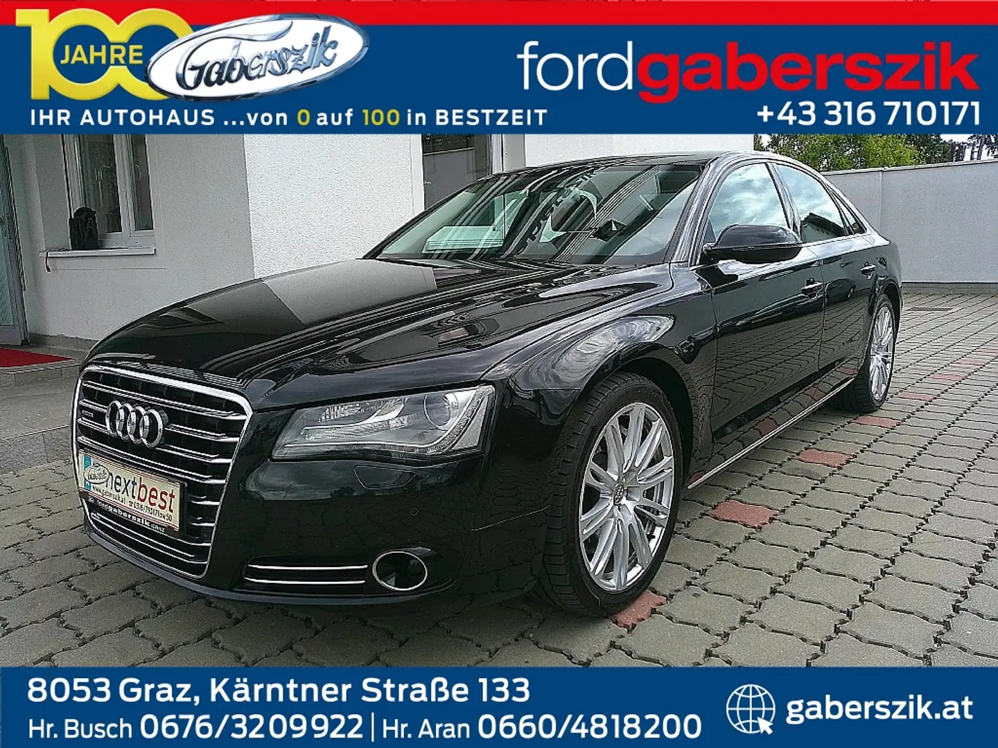 Audi A8 4,2 FSI V8 quattro Tiptronic Schwarz - 1