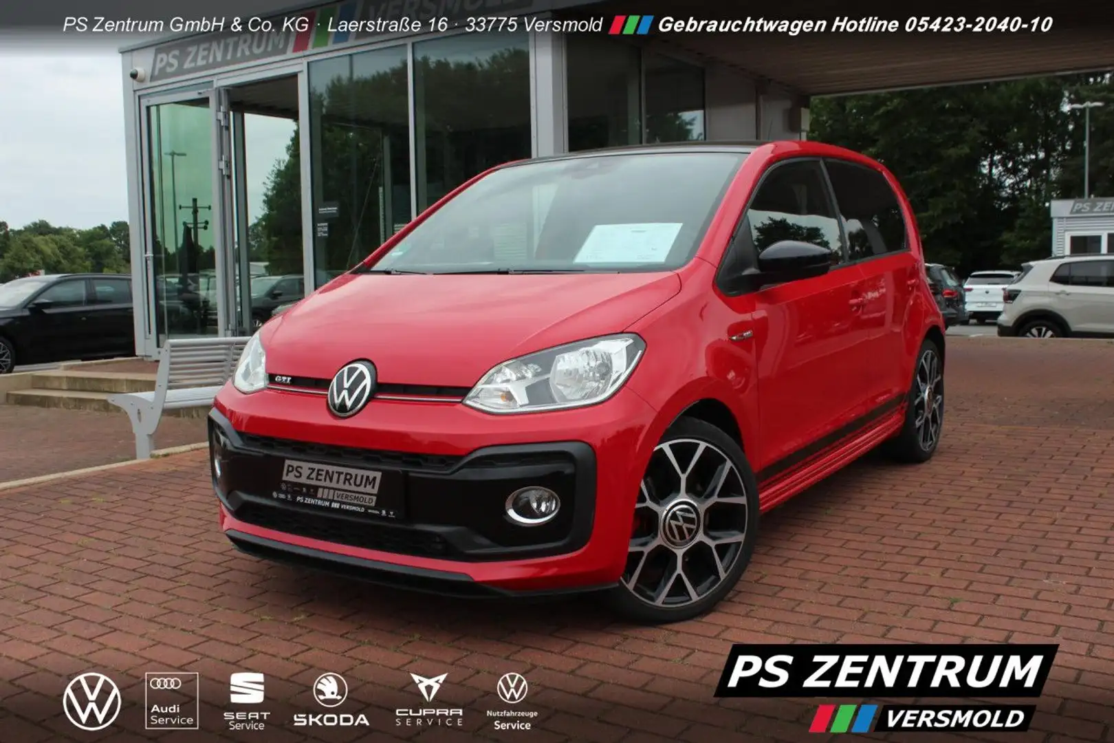 Volkswagen up! 1.0 TSI GTI RFK BEATS GRA MAPS+MORE Sportpaket Rot - 1