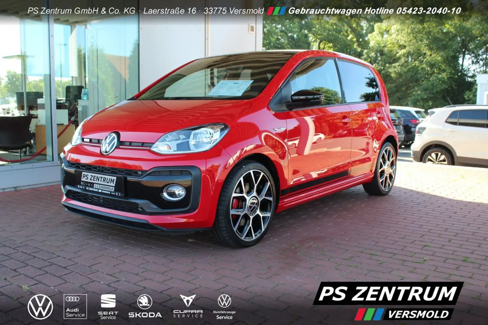 Volkswagen up! 1.0 TSI GTI RFK BEATS GRA MAPS+MORE Sportpaket Rouge - 1