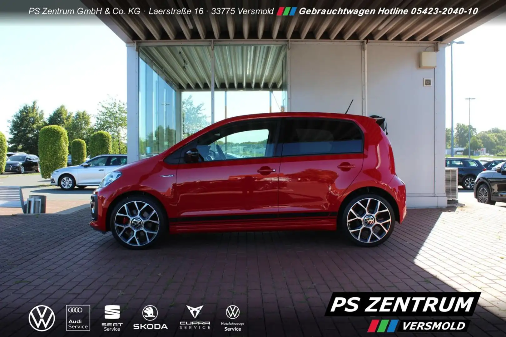 Volkswagen up! 1.0 TSI GTI RFK BEATS GRA MAPS+MORE Sportpaket Rouge - 2