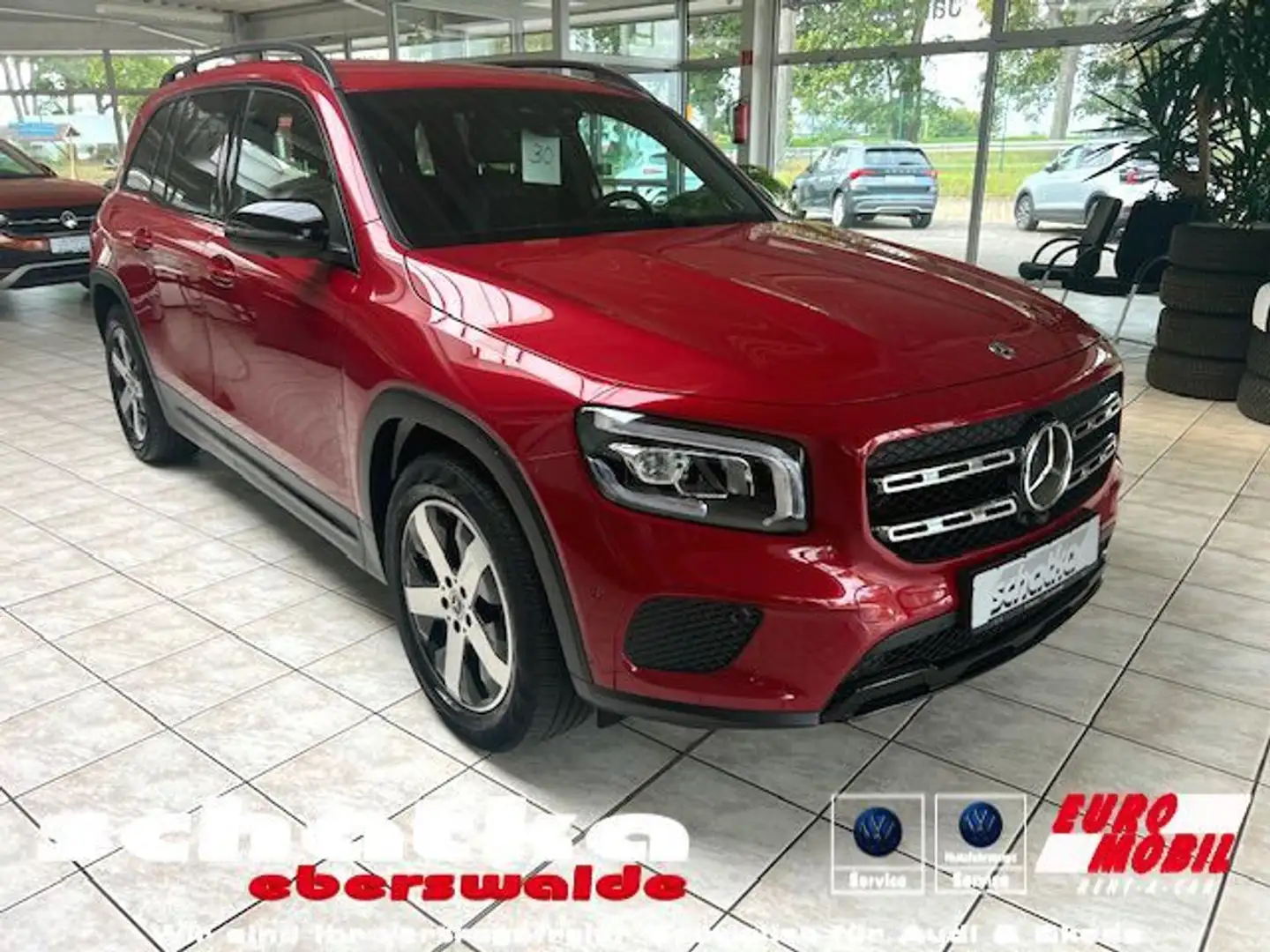 Mercedes-Benz GLB 220 d 4Matic;AHK,LED,Navi,DCC,Kamera,Burmeis Rot - 2