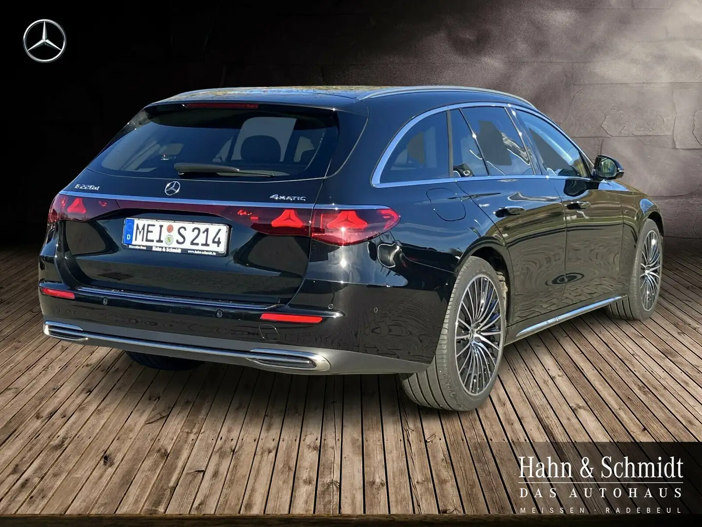 Mercedes-Benz E 220 E 220 d 4MATIC T-Modell Excl/Burm/AHK/Distr/HUD Schwarz - 2