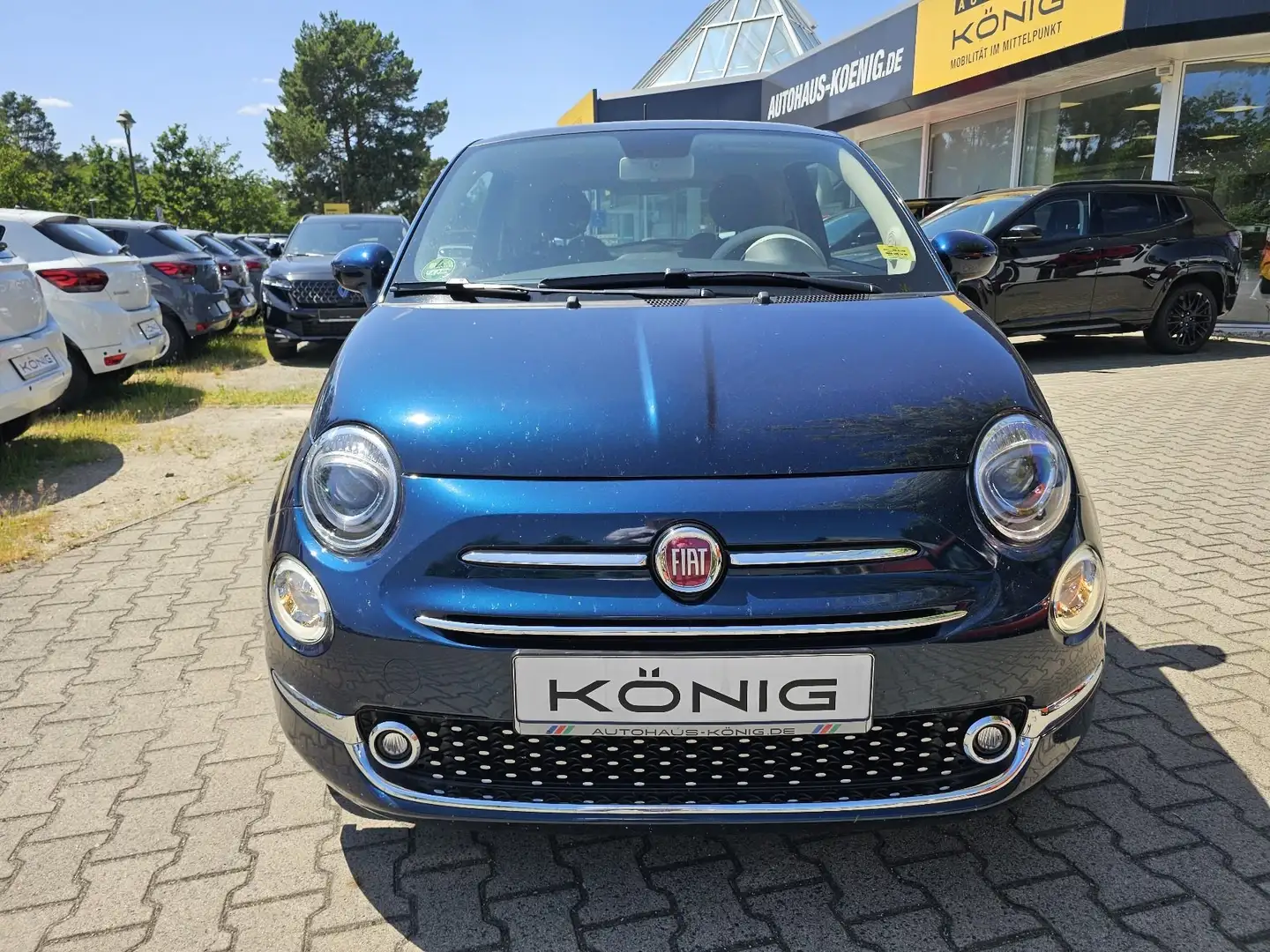 Fiat 500 1.0 Dolcevita PANORAMA*KLIMA*PDC Blau - 2