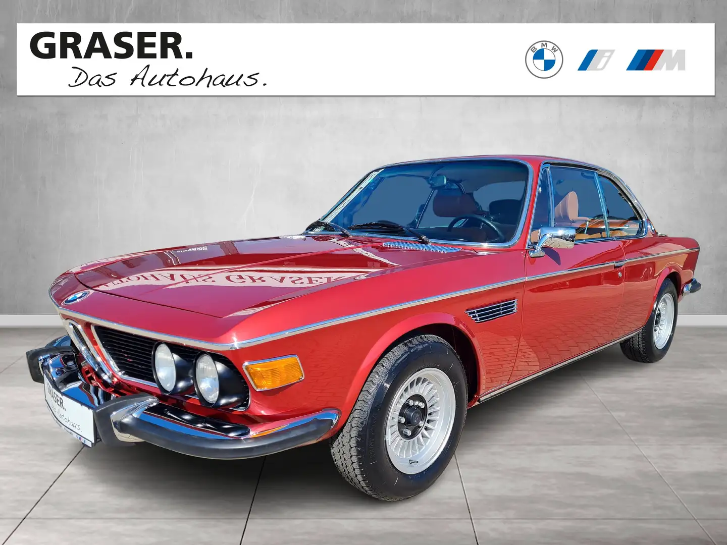 BMW 3,0 CSI Komplettrestaurierung Roşu - 1