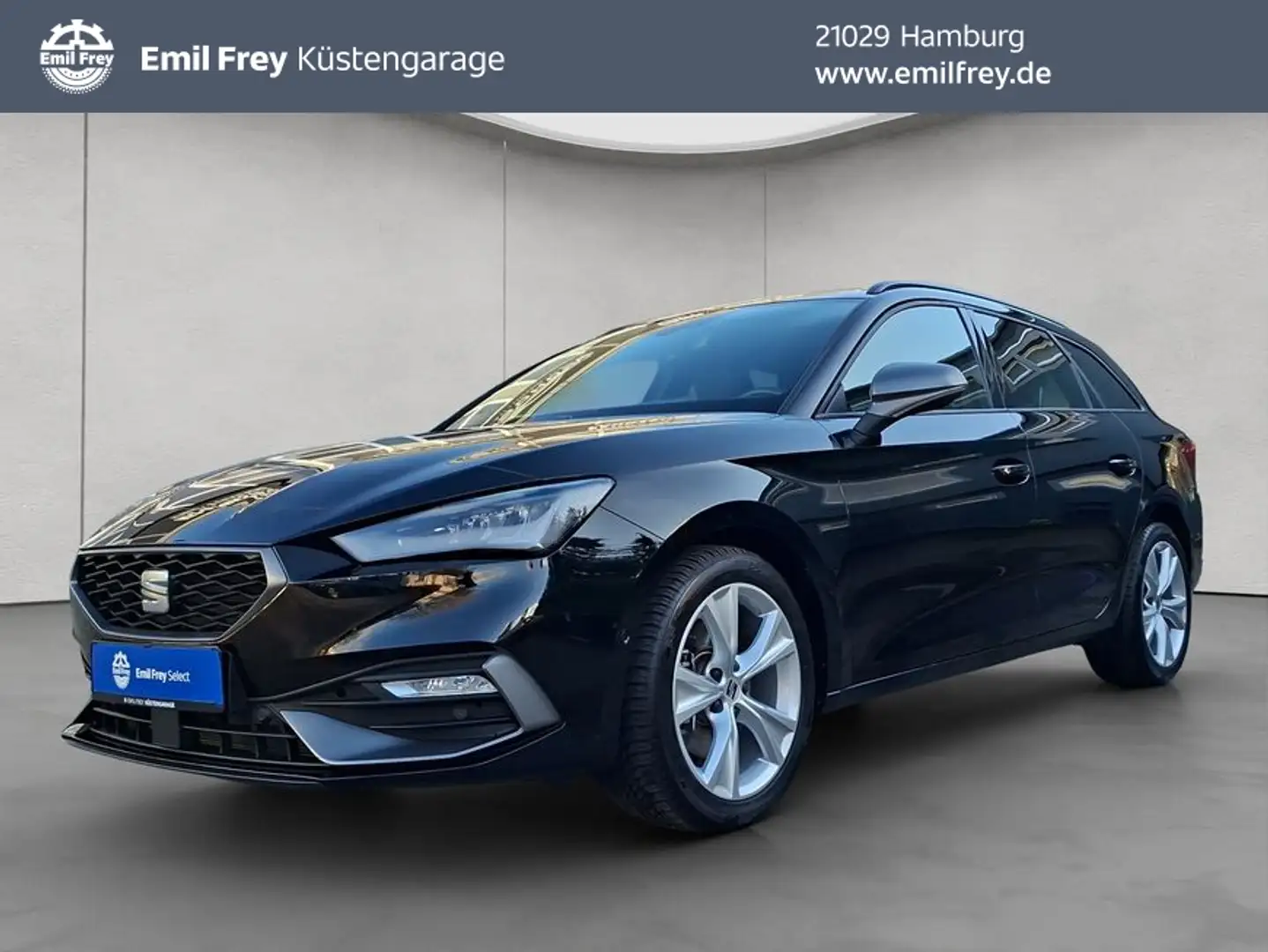 SEAT Leon Sportstourer 2.0 TDI FR DSG NAVI ACC AHK PL Schwarz - 1