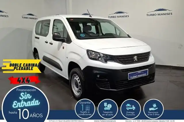 Peugeot Partner 4X4 COMBI 5 PLZ. DOBLE GABINA PLEGABLE 1.5 HDI