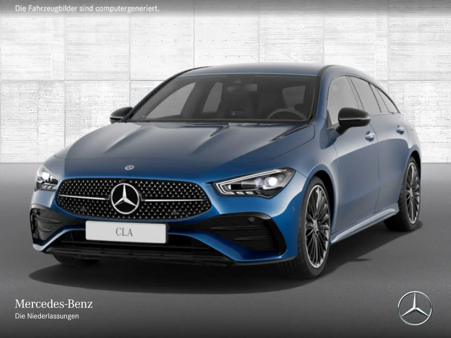 Mercedes-Benz CLA 200 d AMG+NIGHT+360°+MULTIBEAM+BURMESTER+TOTW Blau - 2