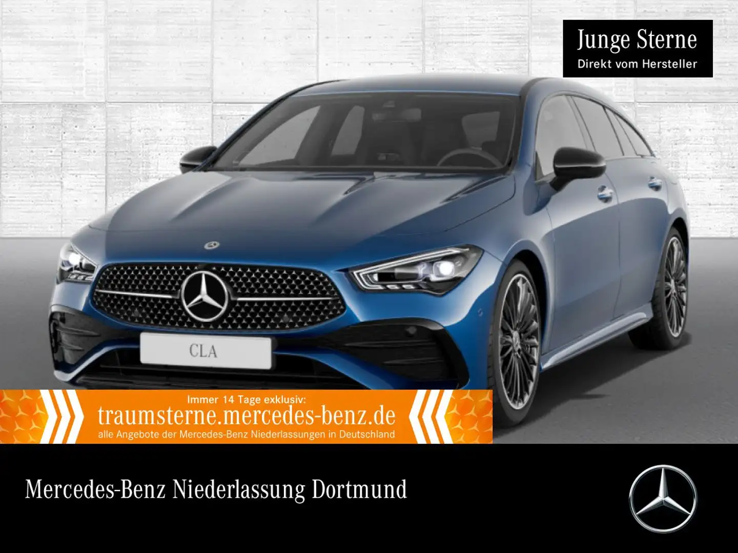 Mercedes-Benz CLA 200 d AMG+NIGHT+360°+MULTIBEAM+BURMESTER+TOTW Blau - 1
