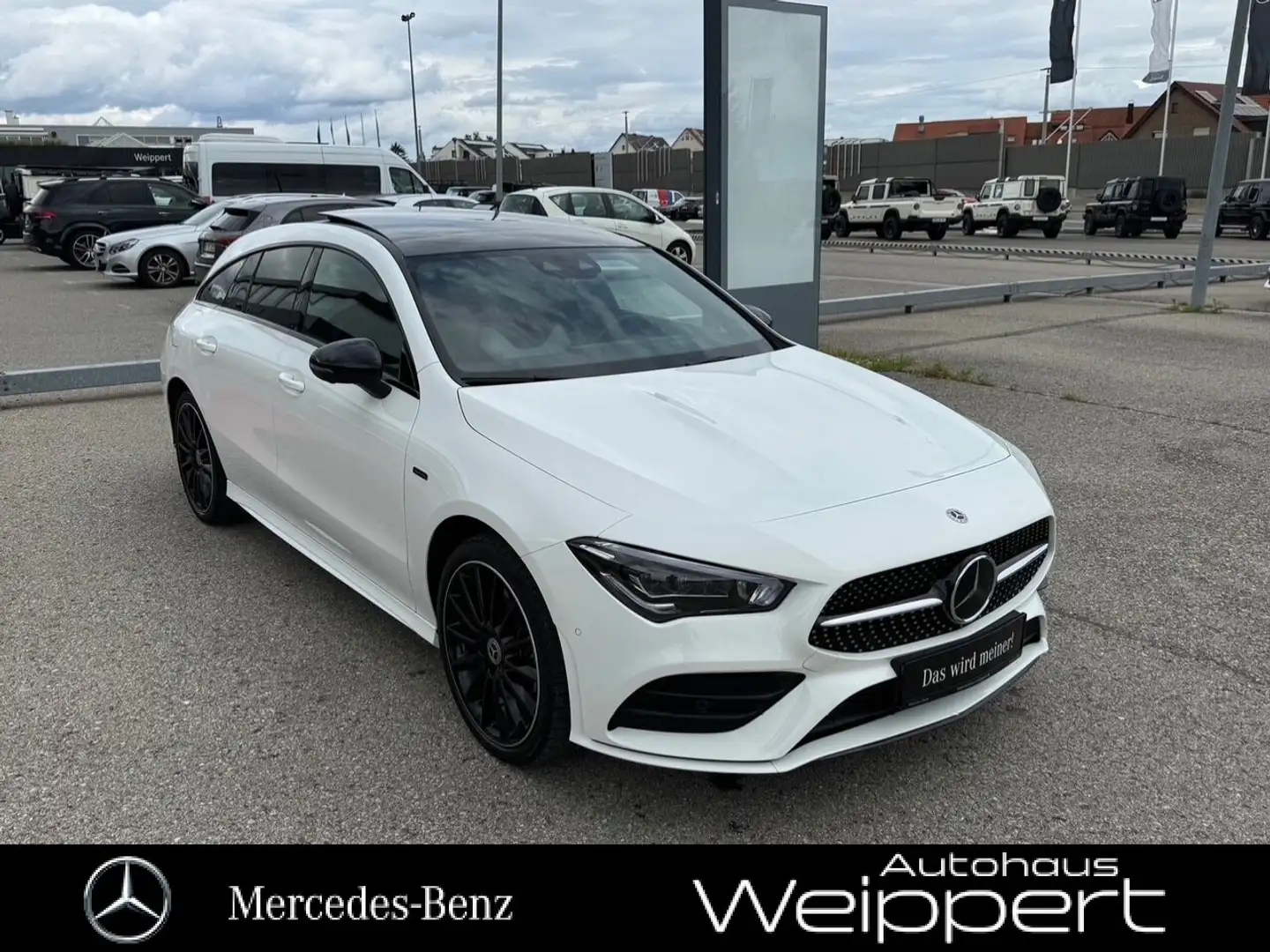 Mercedes-Benz CLA 250 CLA250e SB MBUX DIST MLED PAN 360 HUD AHK AMG LI Weiß - 2