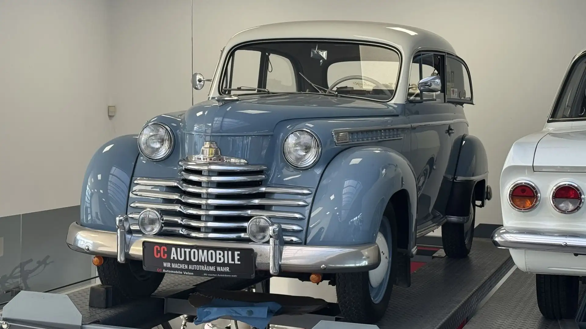Opel Olympia mit Gutachten und H Kennzeichen  Bleu - 2