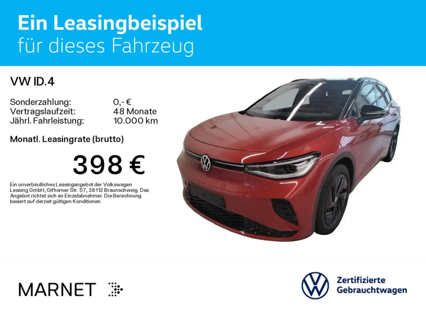 Volkswagen ID.4 GTX*82 kWh*4Motion*Navi*AHK*Wärmep*IQ_Light Rot - 2