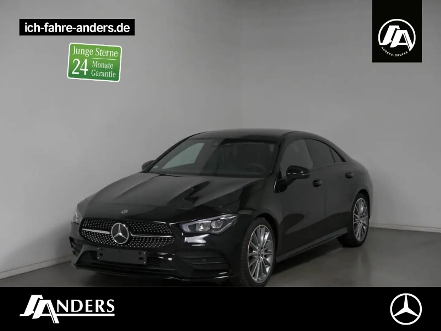 Mercedes-Benz CLA 200 Coupé AMG+MBUX+Night+LED+Kam+Pano+Ambien Noir - 1
