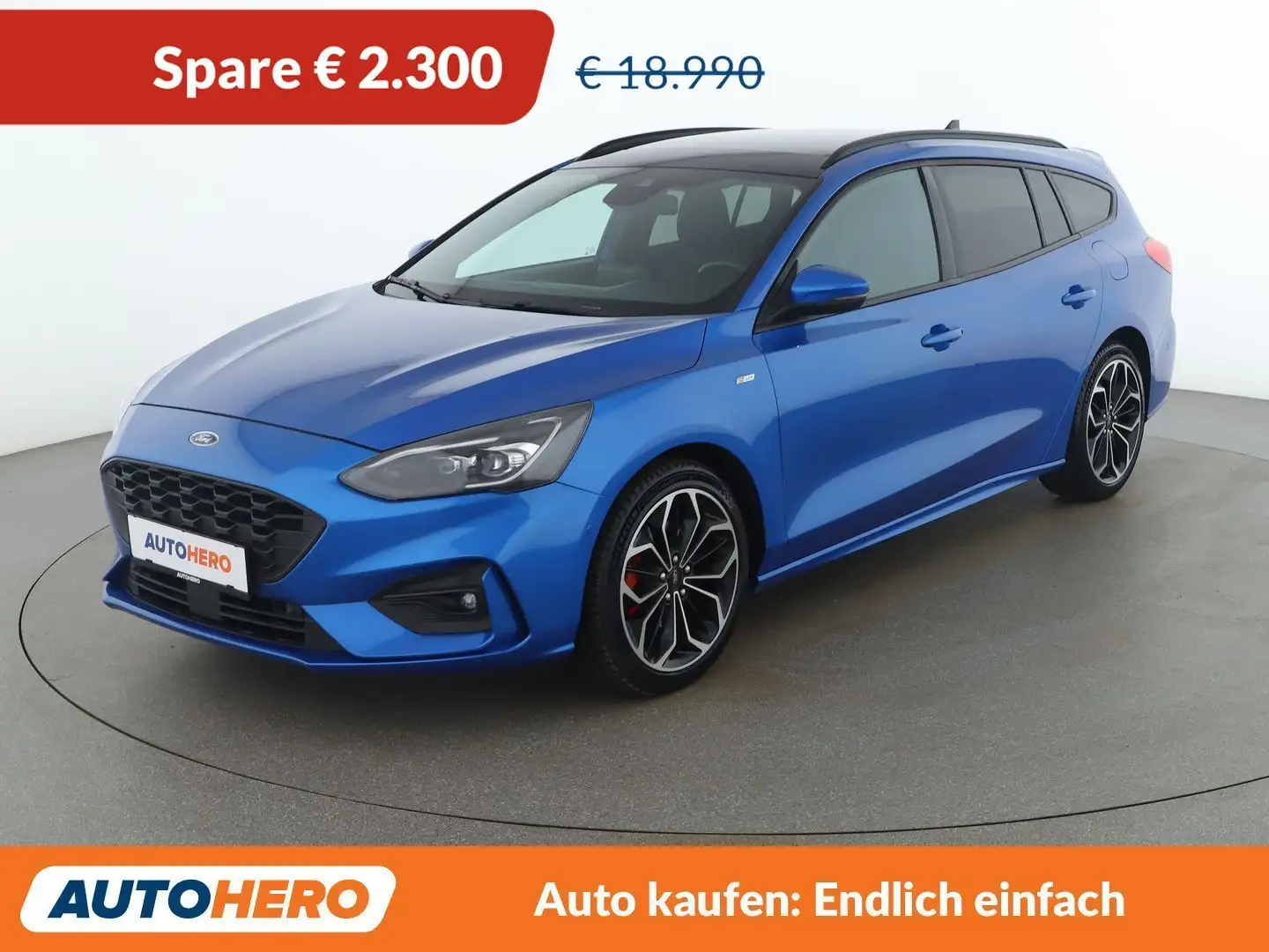 Ford Focus 1.5 EcoBoost ST-Line Blau - 1
