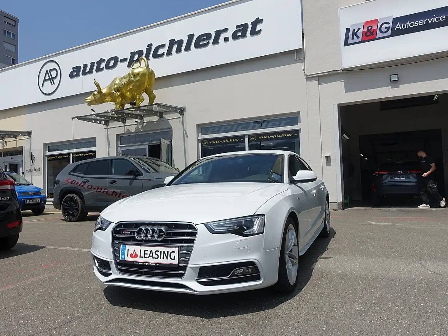 Audi A5 SB 1,8 TFSI Aut. S-line Weiß - 1
