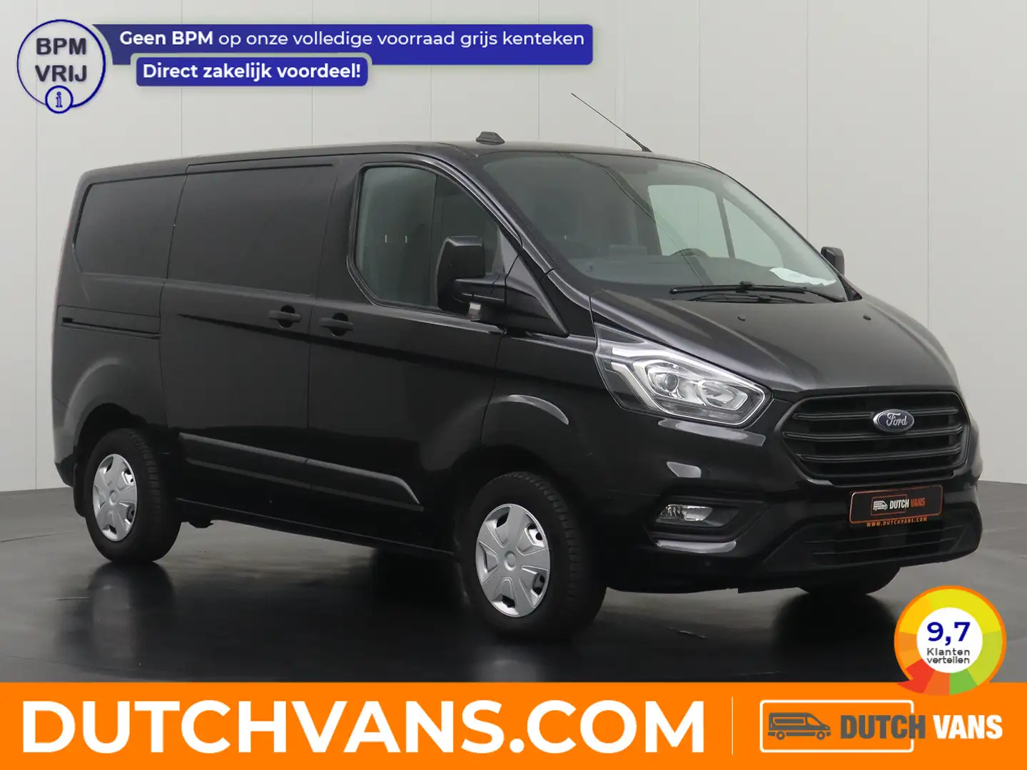 Ford Transit Custom 2.0TDCi 130PK | Kastinrichting | Multimedia | Came Schwarz - 1