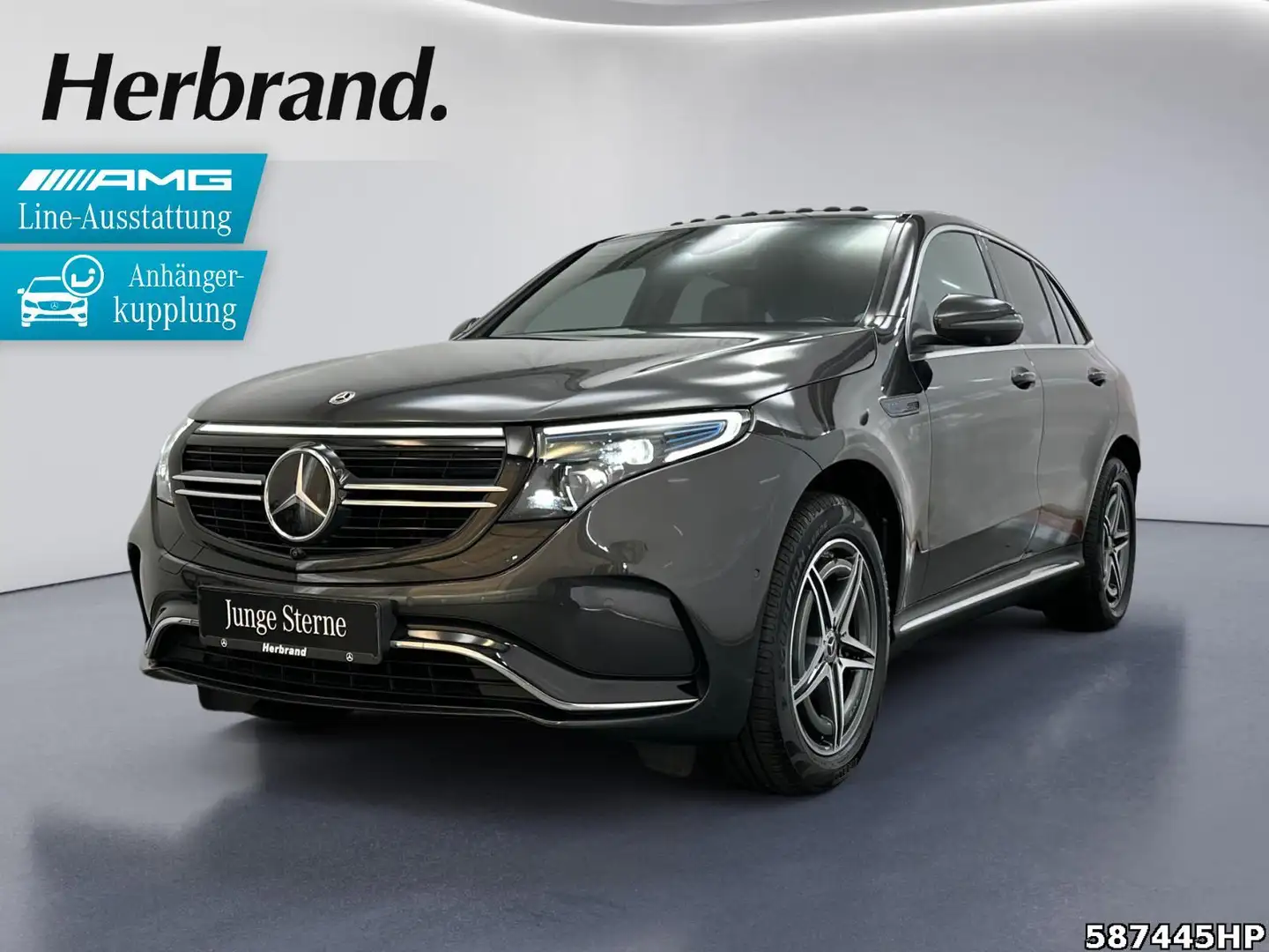 Mercedes-Benz EQC 400 4M AMG  Schiebedach Multibeam 360° AHK. Grau - 1
