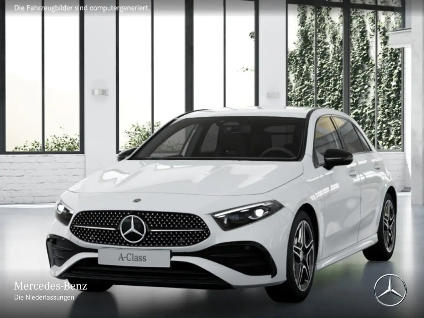 Mercedes-Benz A 200 AMG+NIGHT+MULTIBEAM+KAMERA+KEYLESS+7G Weiß - 2