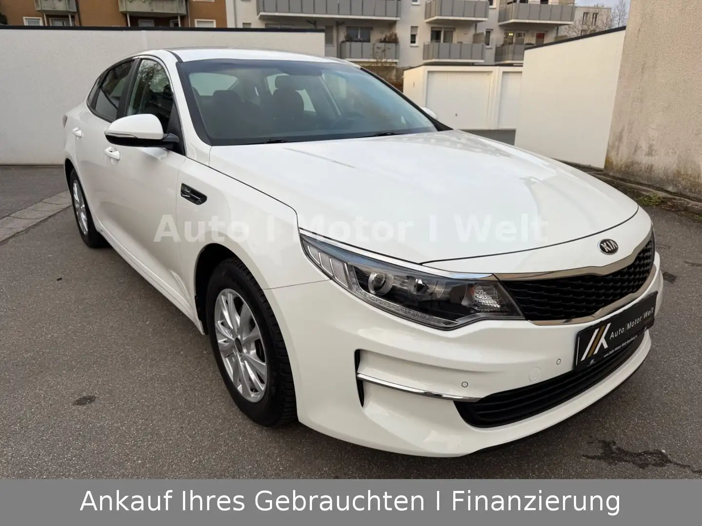 Kia Optima Edition 7  1.Hand NAV/R-CAM/TPMT/PDCvo+hi Weiß - 1