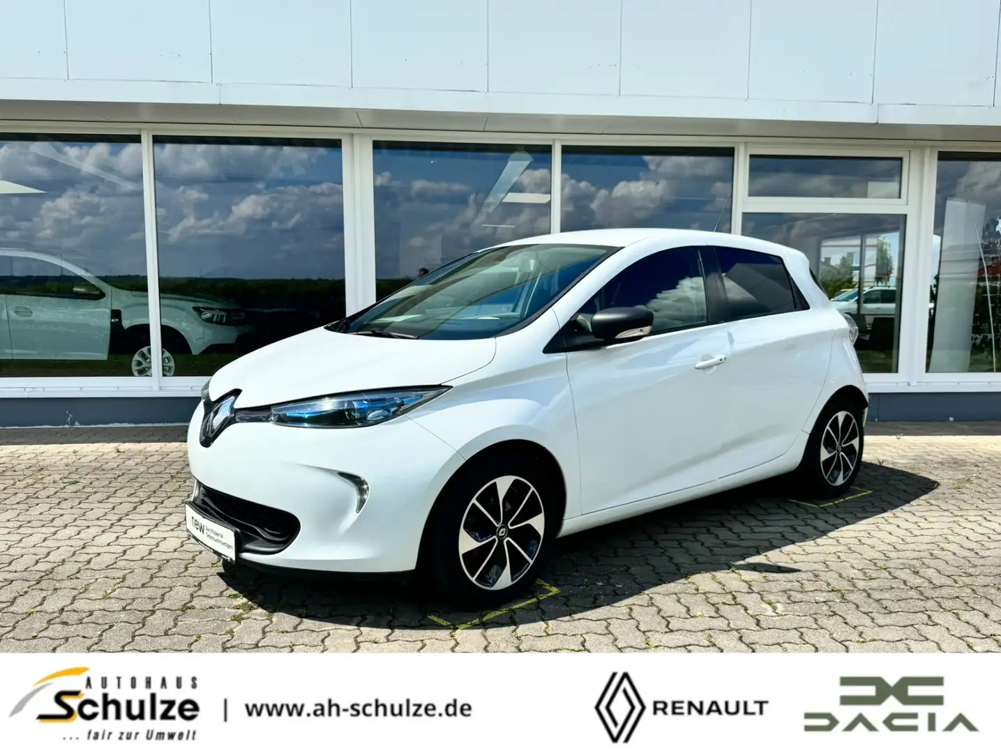 Renault ZOE -Kaufbatterie- Bílá - 1