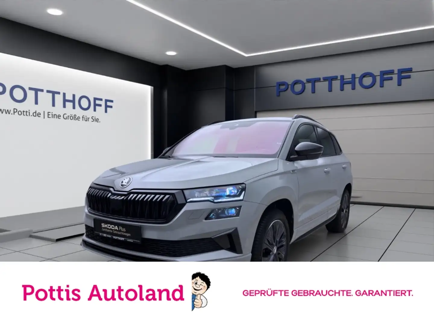 Skoda Karoq 2.0 TSI DSG 4x4 SPORTLINE MATRIX PDC SITZHZG LM18 Grau - 1