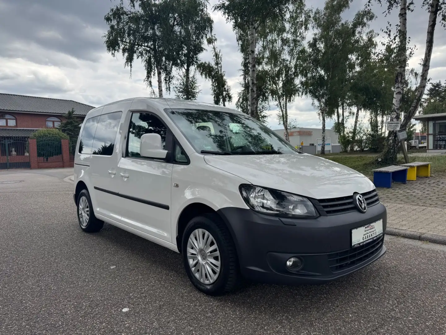 Volkswagen Caddy Kasten/Kombi Trendline EcoFuel Erdgas Bianco - 2