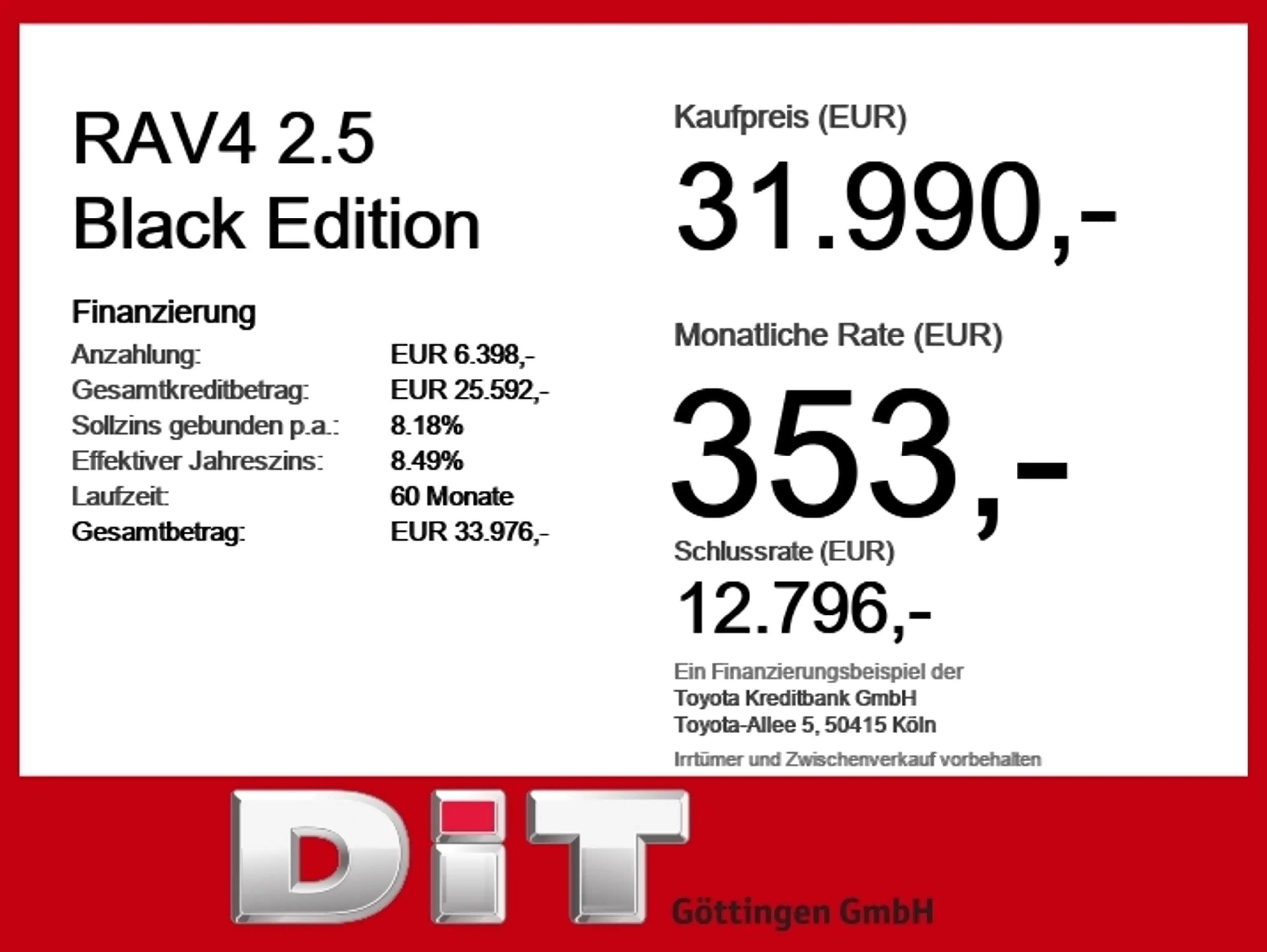 Toyota RAV 4 RAV4 2.5 Black Edition ACC+LED+Navi+SHZ+2xKlima — photo 6