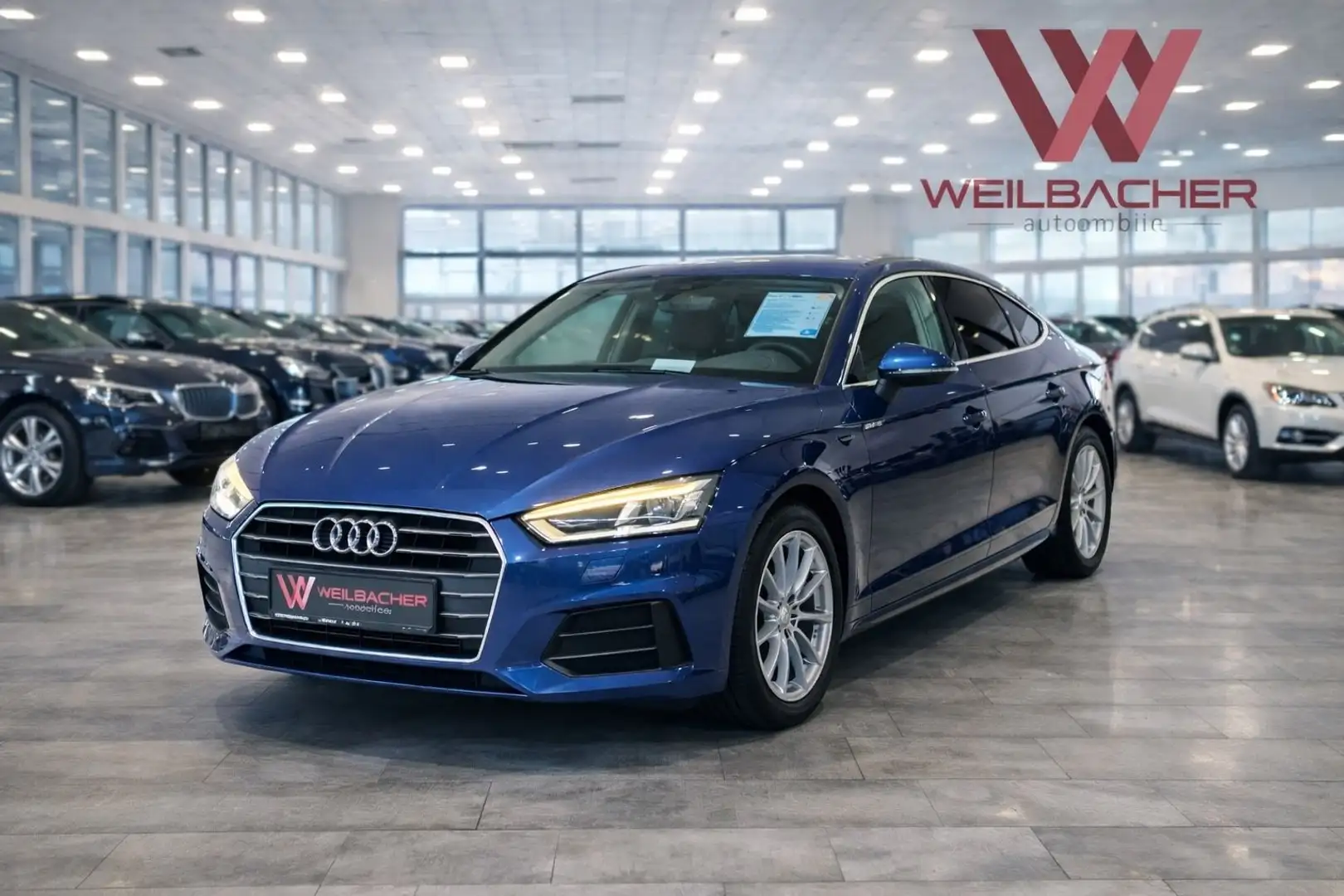 Audi A5 2.0 TDI Sportback quattro *Leder*LED*Virtual* Bleu - 1