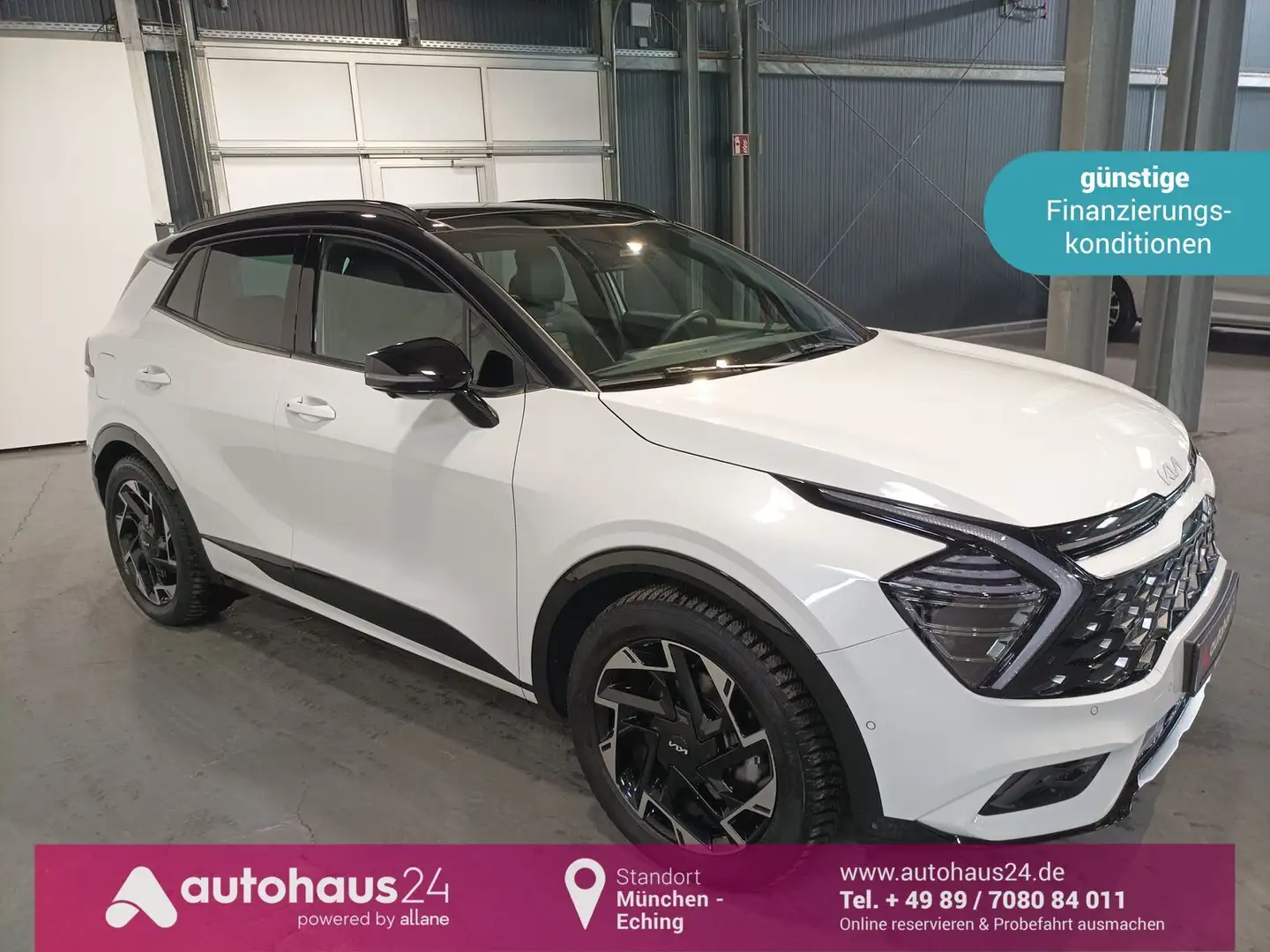 Kia Sportage 1.6 PHV GT-Line 4WD|LED|Navi|360°|SHZ Weiß - 1