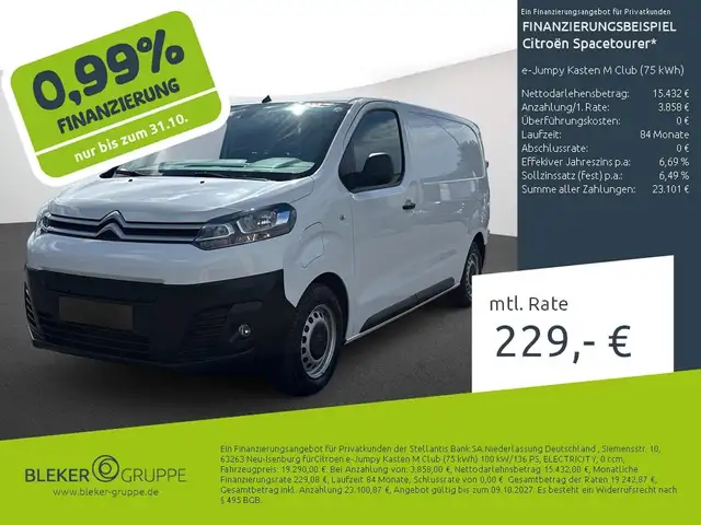 Citroen Spacetourer e-Jumpy Kasten M Club (75 kWh)