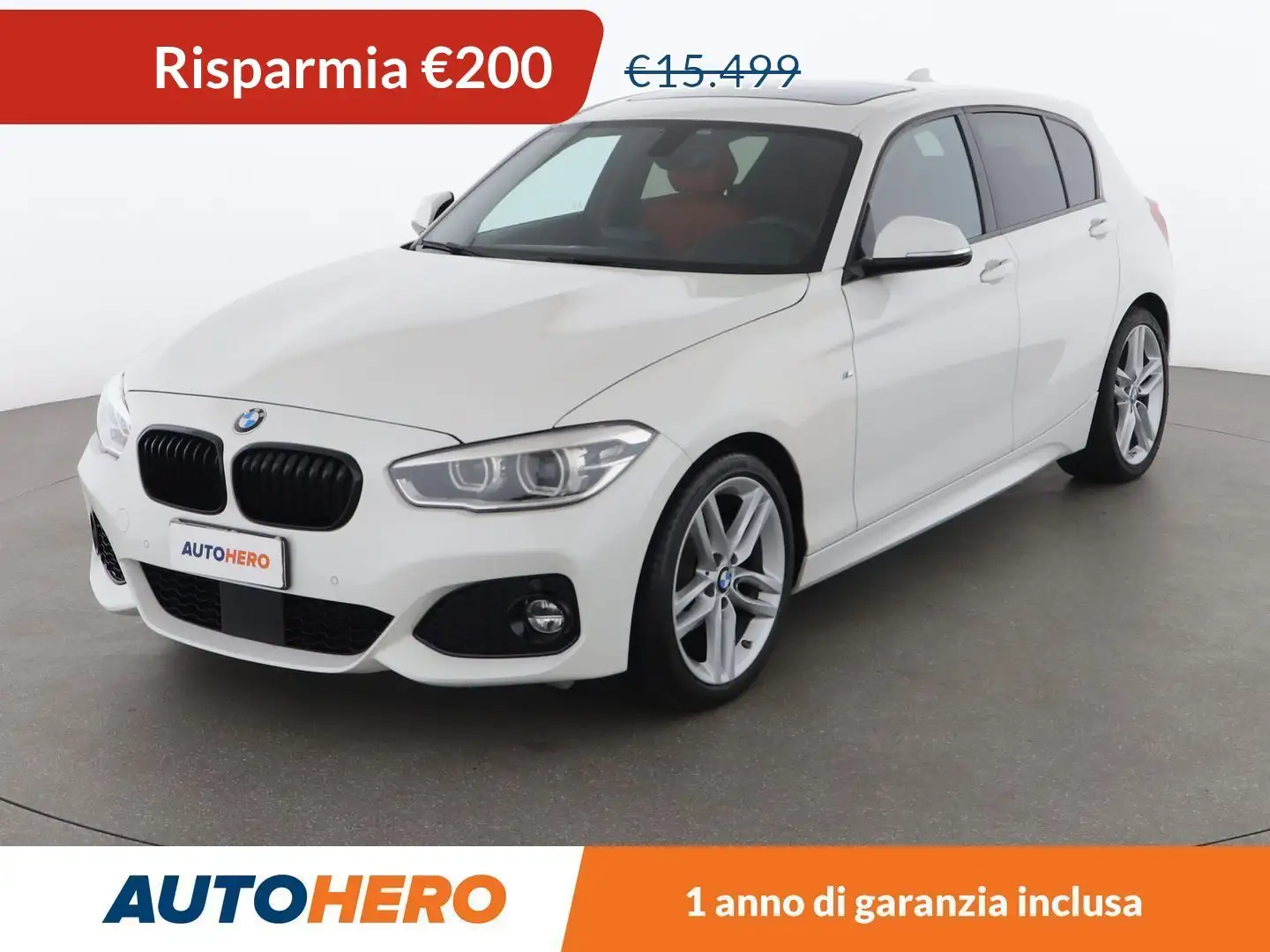 BMW 116 116d Msport Blanc - 1