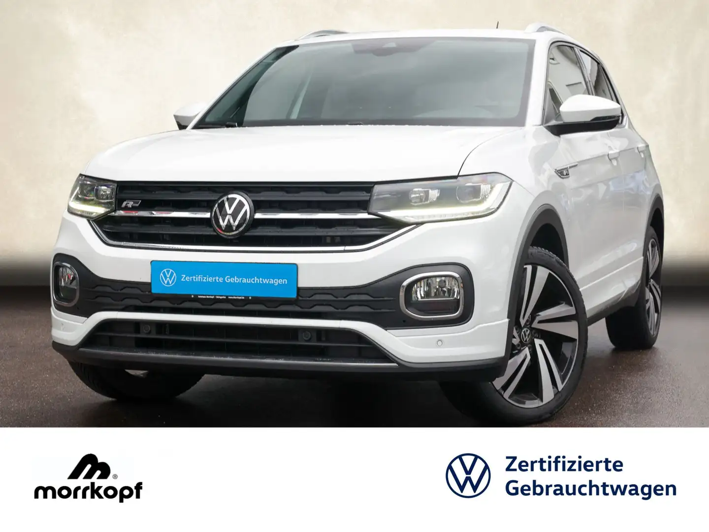 Volkswagen T-Cross 1.5TSI DSG R-LINE +LED+ACC+NAVI+ Bluetooth Bílá - 2
