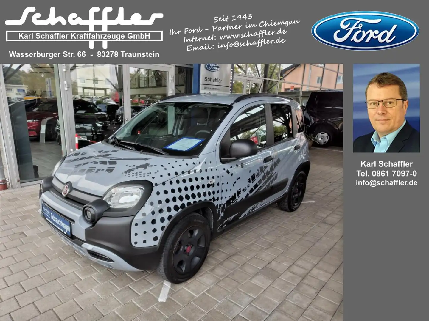 Fiat Panda Waze Gris - 1