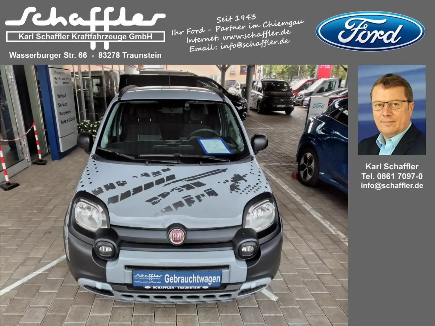 Fiat Panda Waze Gris - 2