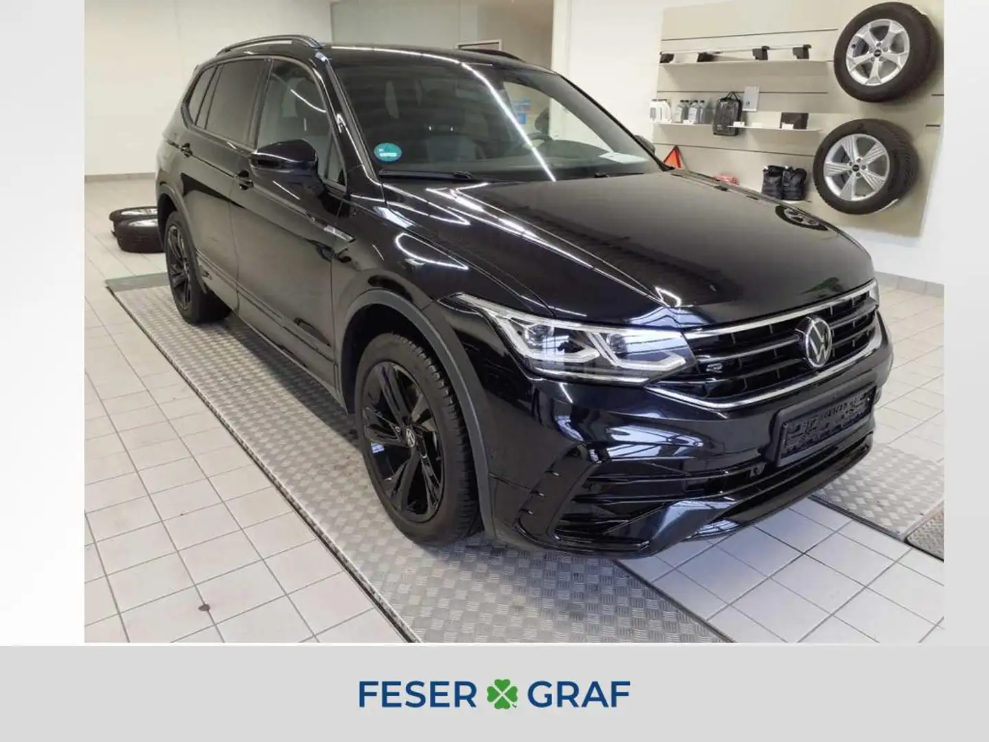 Volkswagen Tiguan Allspace R-Line 2.0 TDI 4MOTION DSG 193PS Schwarz - 1