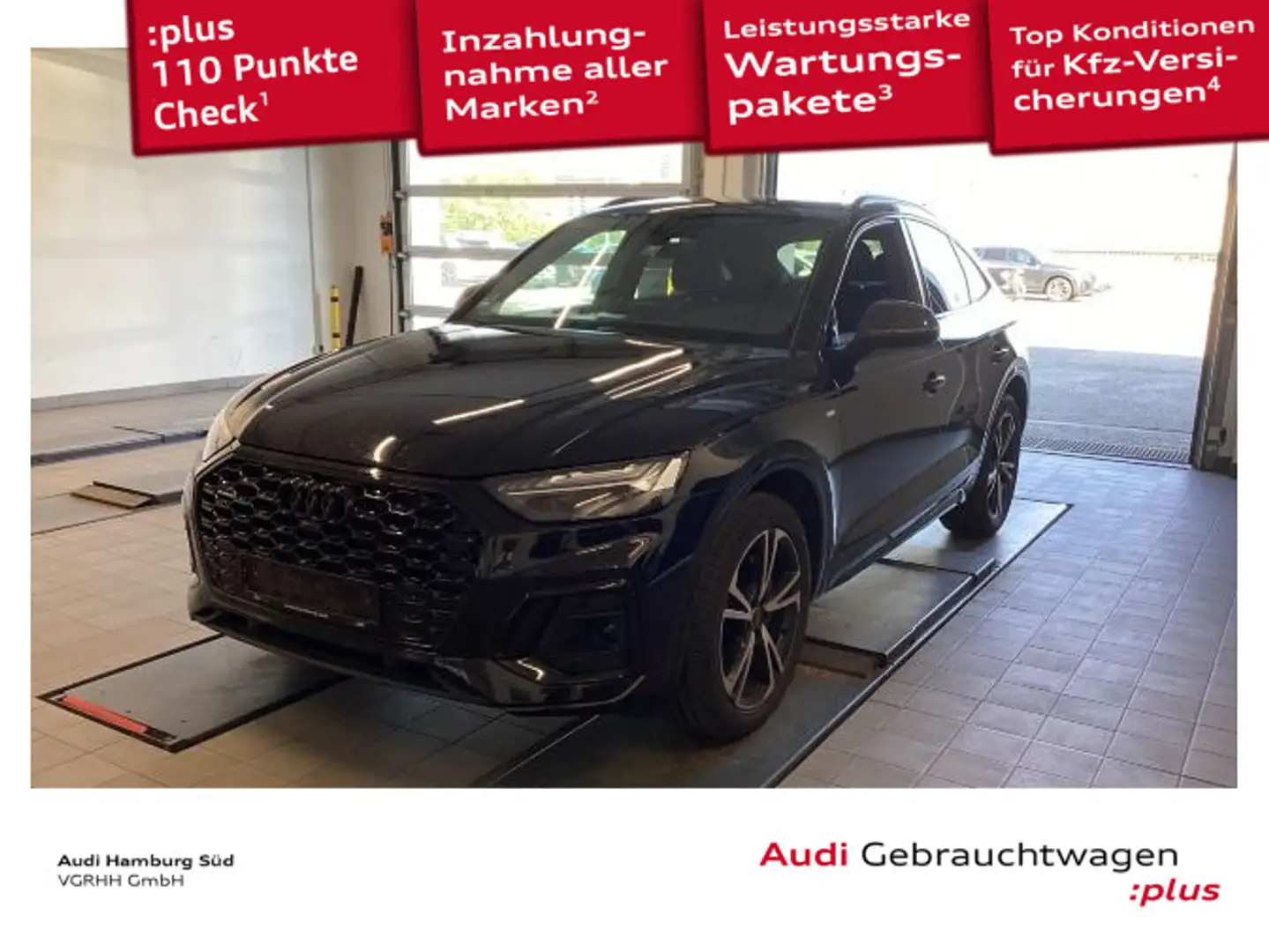 Audi Q5 40 TDI qu. 2xS LINE/CARBON/HUD/B&O Schwarz - 1