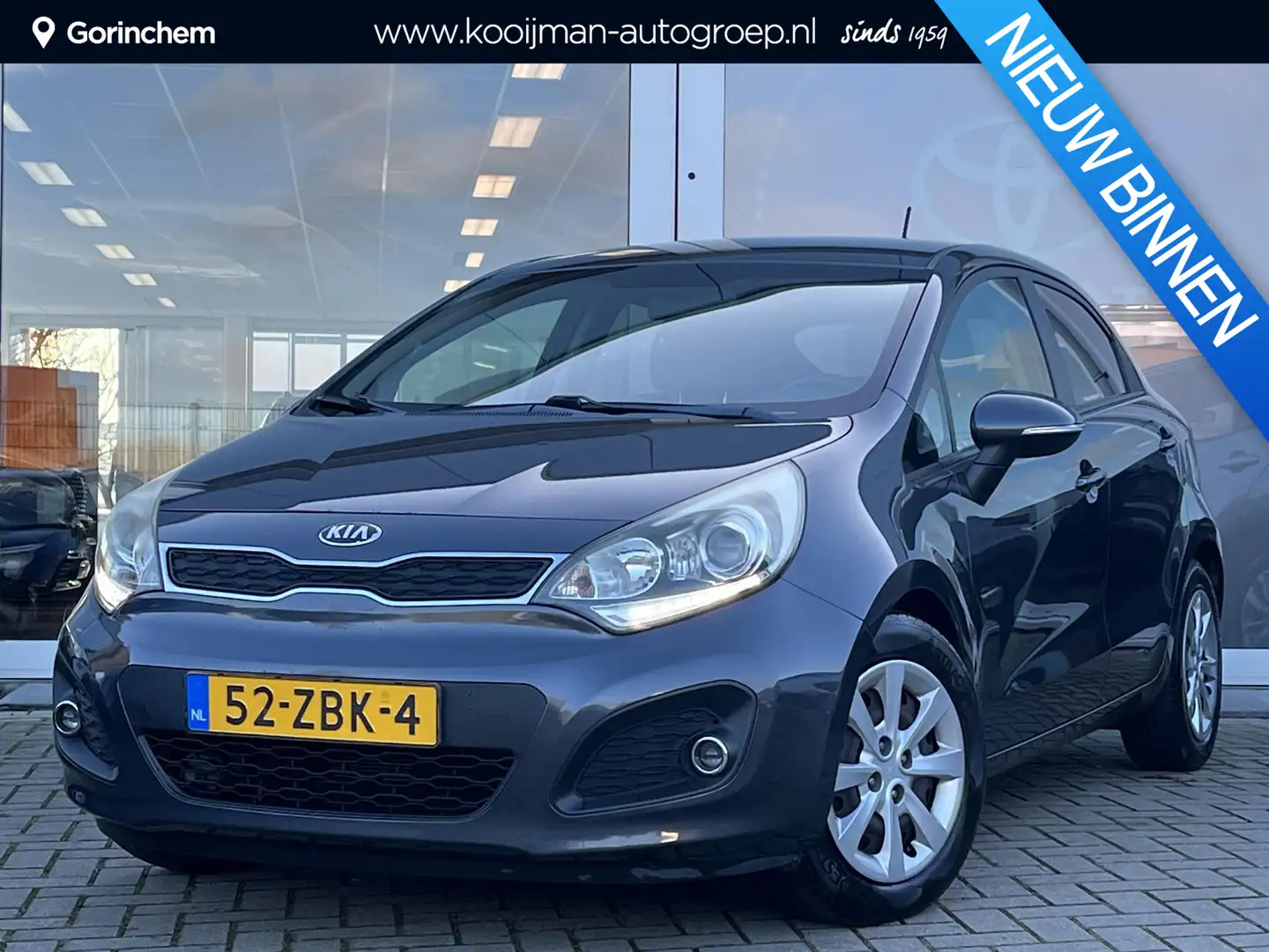 Kia Rio 1.2 CVVT Super Pack | Navigatiepack | Climate Cont Grijs - 1