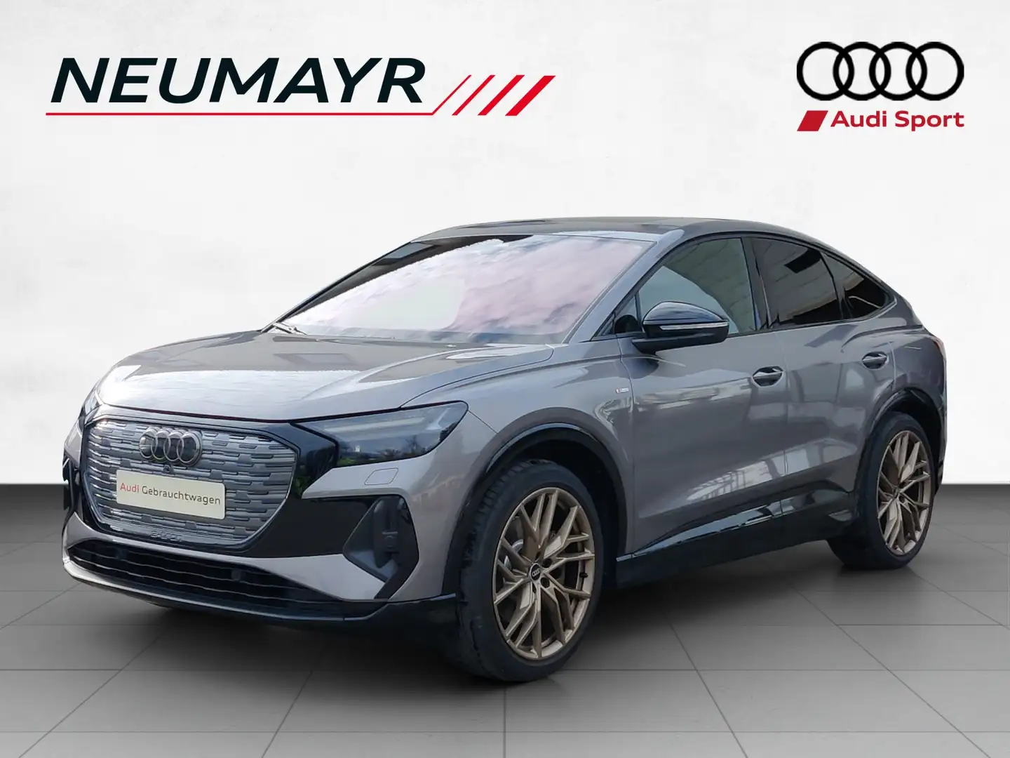 Audi Q4 e-tron Sportback 50 quattro SLINE Mat.;HuD;WP Grau - 2