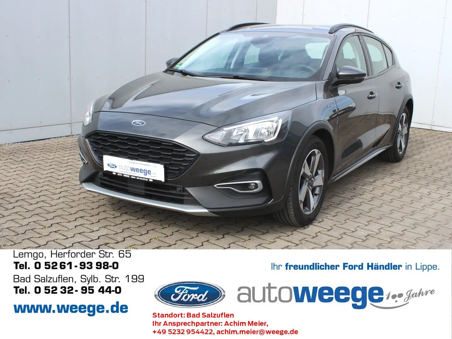 Ford Focus Active 1,0 EcoBoost Start/Stopp Gris - 1