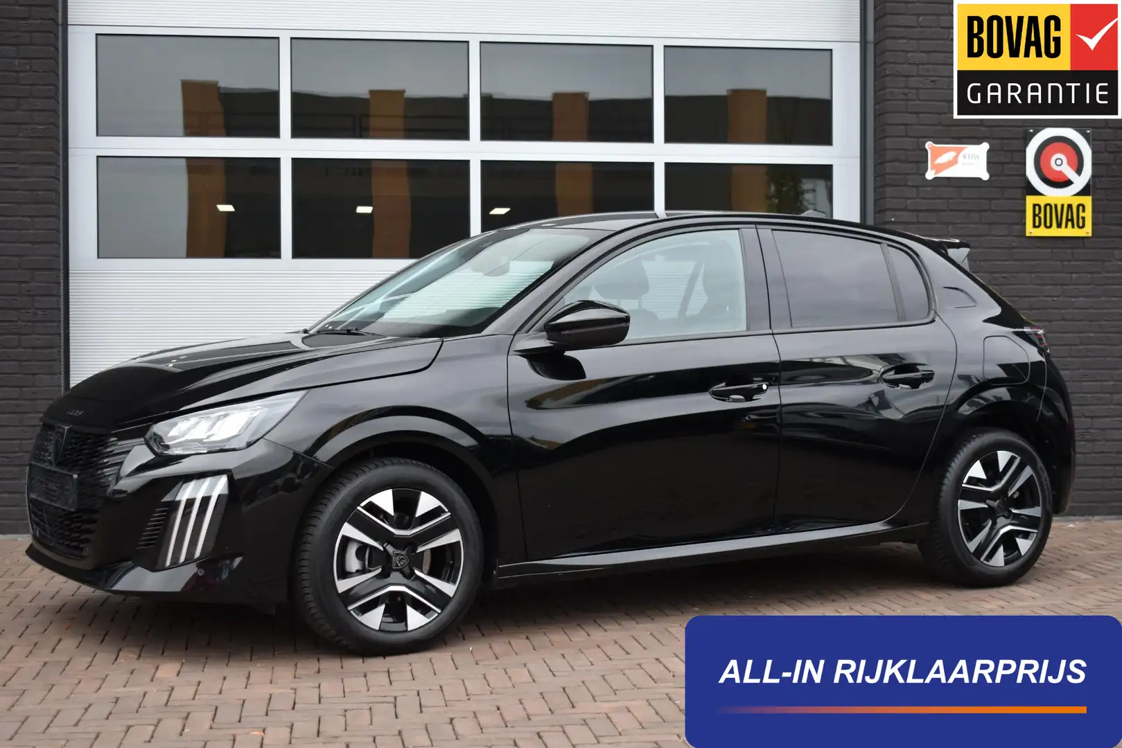 Peugeot 208 1.2 PureTech 100PK Aut. Allure Pack | LED | Navi | Zwart - 1