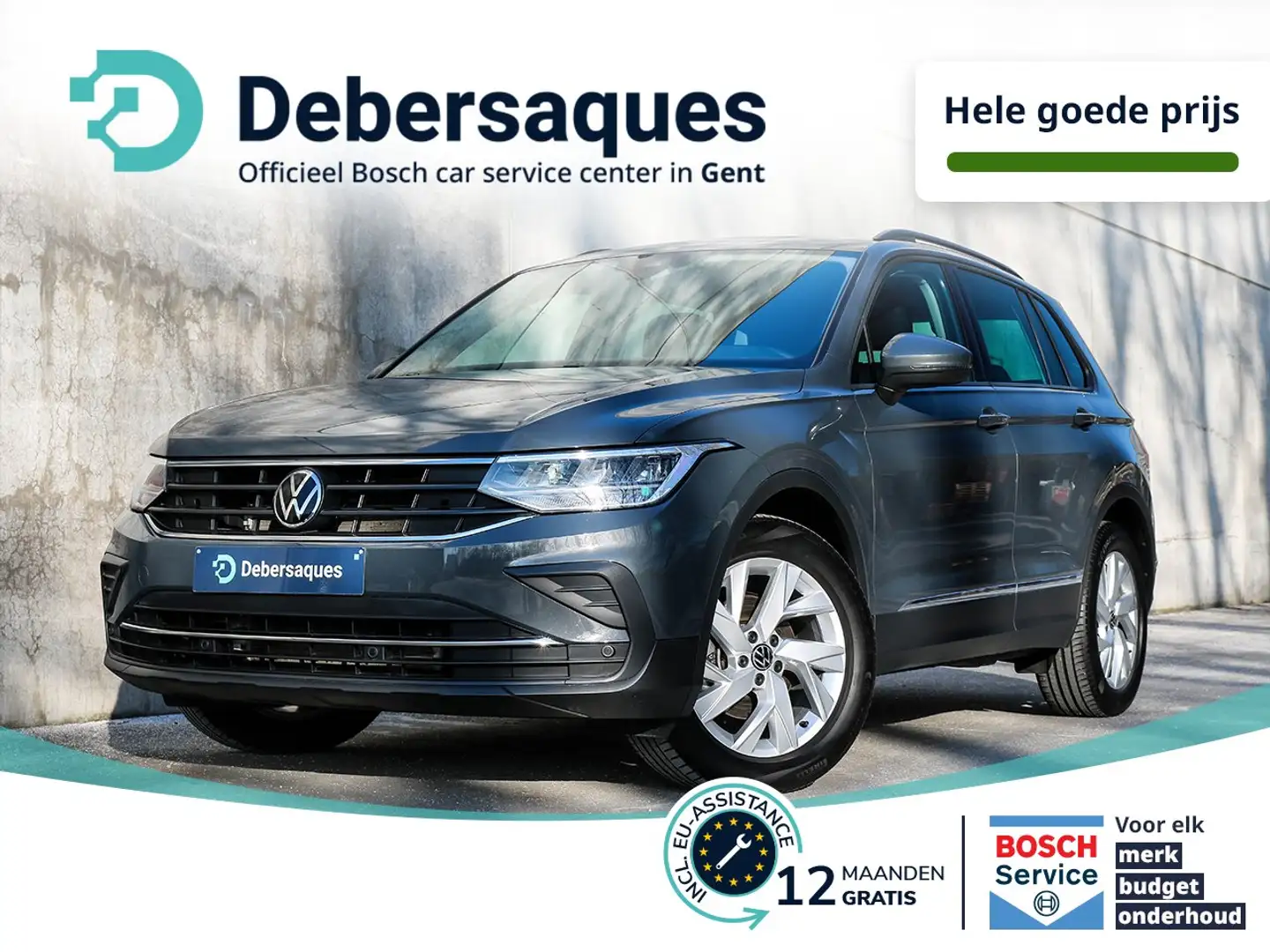 Volkswagen Tiguan 1.5 TSI Life DSG LED TREKHAAK NAVI CAMERA Gris - 1